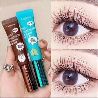 Chuốt mi Cappuvini, mascara nội địa trung uốn cong mi màu đen nâu