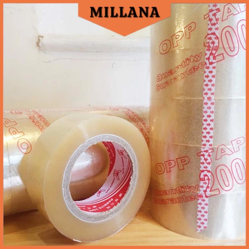 Băng Keo Trong 200 Yard 4,5cm _Dài 182 Mét Dán Siêu Dính MILLANA SHOP K225