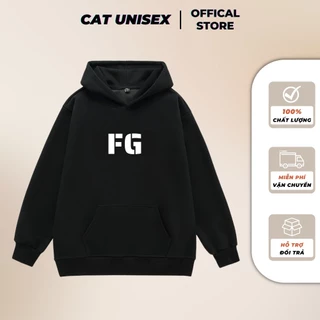 Áo Hoodie FG fear of god nam nữ from rộng, nỉ bông cotton