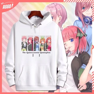 Áo hoodie nỉ amime Gotobun no Hanayome - Nhà Có 5 Nàng Dâu ( The Quintessential Quintuplets) vải nỉ bông dày dặn form cự