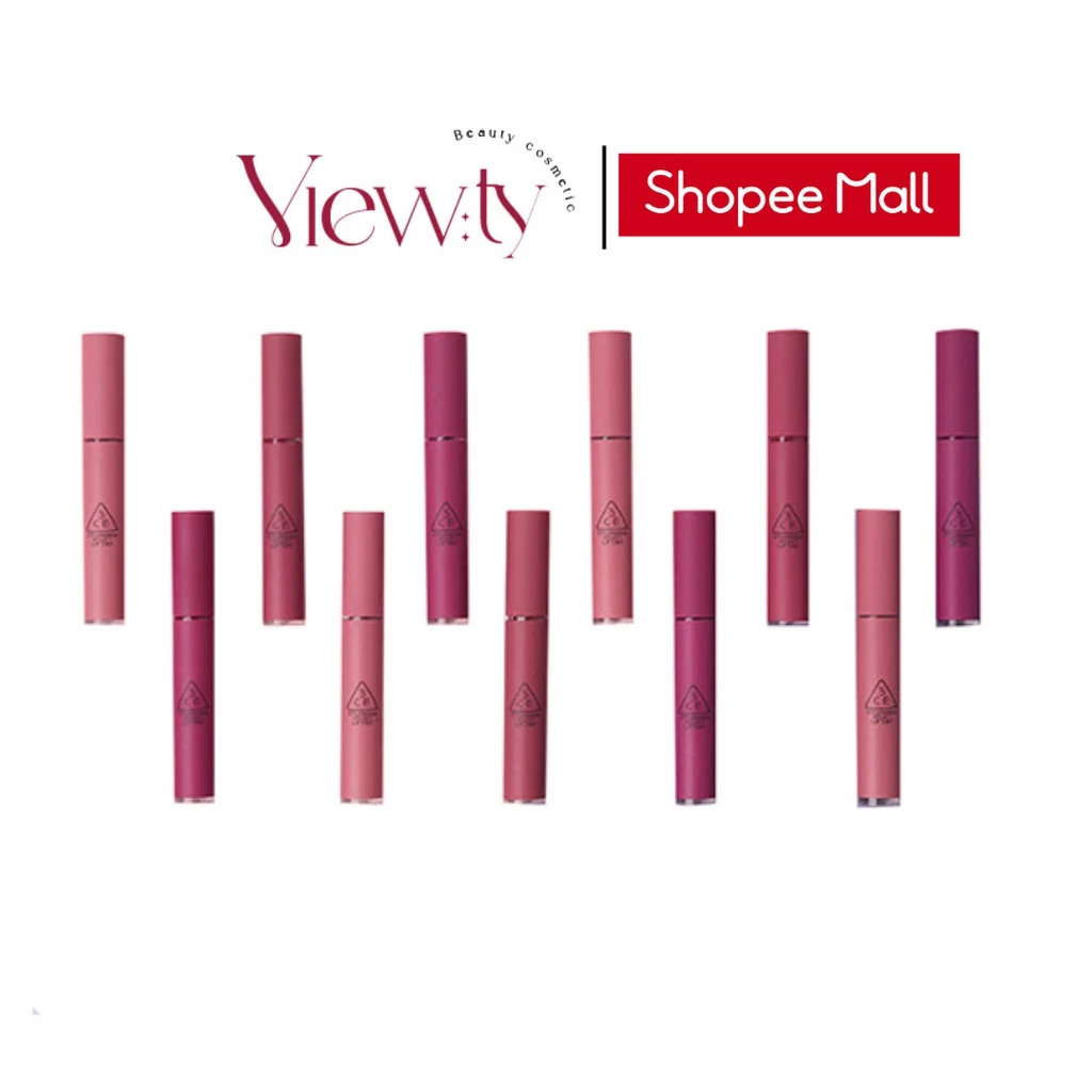 Son kem lì 3CE Velvet Lip Tint 4.0G mịn lì, không lộ vân môi, khô môi