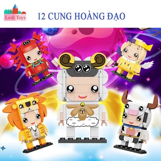 Đồ chơi lắp ráp mô hình mini dễ thương, ghép xếp hình cho bé từ 5 tuổi - Ledi Toys