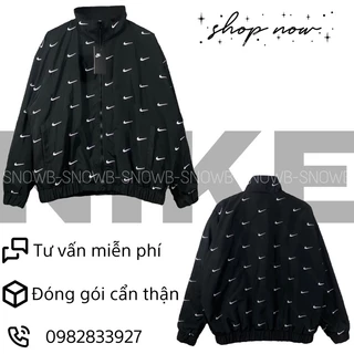 Áo Khoác Dù Jacket Nhiều Logo Full Thêu Vải Dày