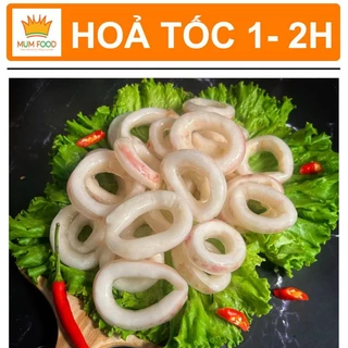 Mực Vòng , Mực Cắt Khoanh Siêu Ngon Túi 1KG MUMFOOD