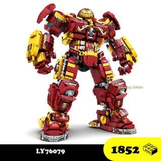 Đồ chơi Lắp ráp Hulkbuster MK44, LY76079 Marvel Superheroes, Xếp hình thông minh, Mô hình người máy [1852 Mảnh ghép]