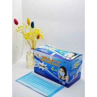 Hộp 50 cái khẩu trang y tế kháng khuẩn Famapro 4 lớp, date mới,chính hãng