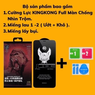 [ Đã có iP 15 ]Kính cường lực chống nhìn trộm  WK không hộp cho iP 6 đến 15 pro max