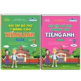 Sách - Combo 2c - GLOBAL SUCCESS - Bài tập bổ trợ và nâng cao tiếng anh lớp 7 (có đáp án)