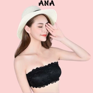 Áo Bra Ren Cúp Ngang , Áo Lót Ren Mới Cực Đẹp ANA 008