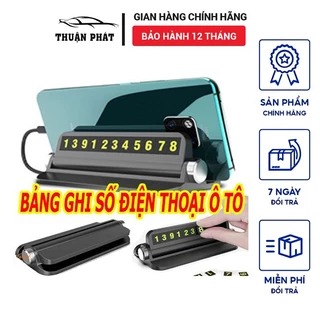 Bảng ghi số điện thoại cho xe ô tô khi dừng đỗ - Có giá đỡ điện thoại tiện lợi