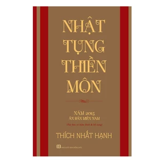 Sách Nhật tụng Thiền môn - Thích Nhất Hạnh (Bìa cứng)