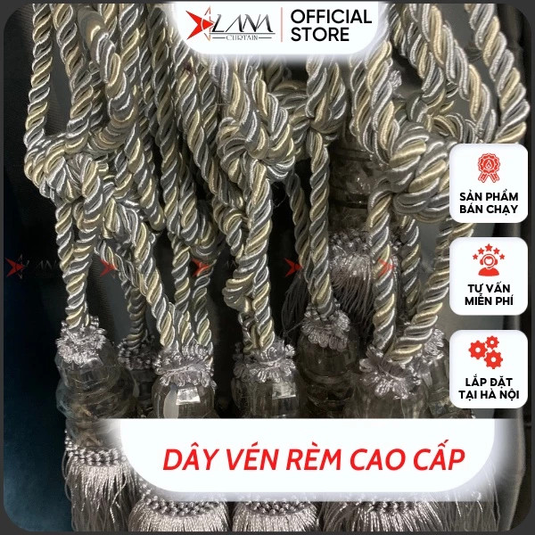 Dây vén rèm, dây buộc rèm vải cao cấp, tiện lợi, xinh xắn, buộc rèm vải, chất lượng cao