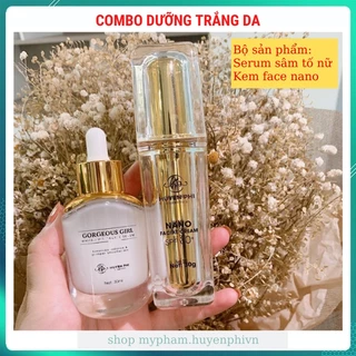 Combo dưỡng trắng da