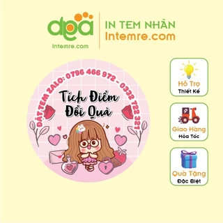 Combo In 500 Tem 4cm Nhãn Giấy Decal Dán Intemre.com Thiết Kế Theo Yêu Cầu