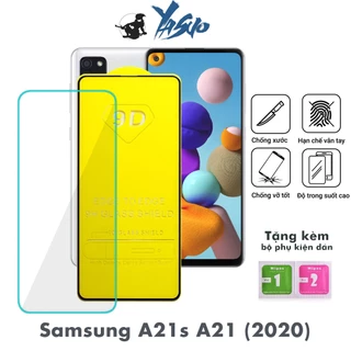 Kính Cường Lực Samsung A21s A21 (2020) Full Màn Trong Suốt Cảm Ứng Mượt Tặng Kèm Khăn Lau Màn Hình [FM]