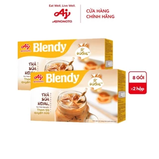 Combo 2 Hộp Trà sữa Royal Blendy® 144g/Hộp (1 Hộp 8 Gói)