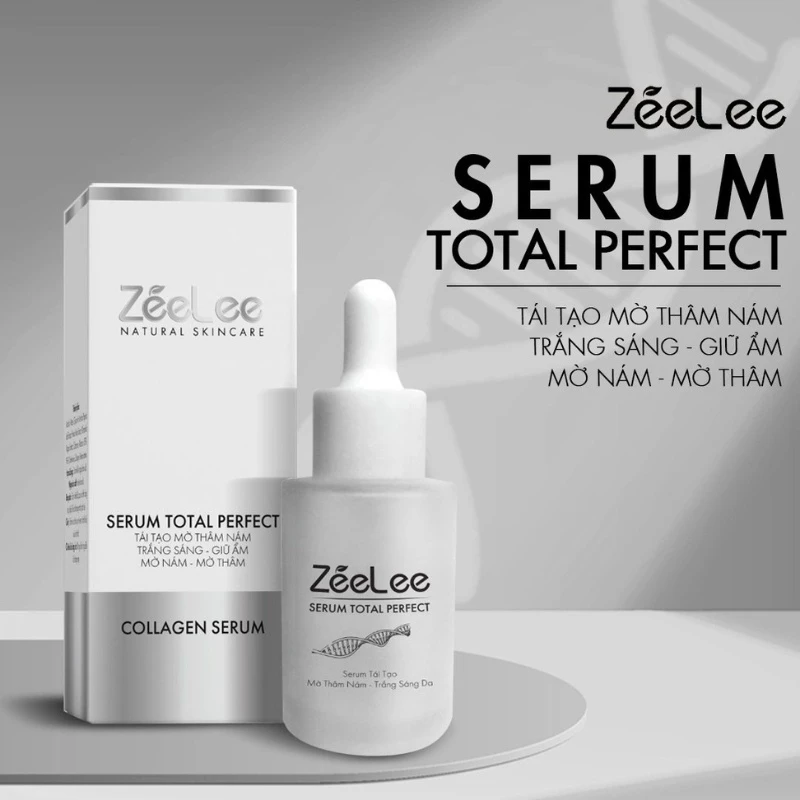 Serum tái tạo mờ thâm nám trắng da giữ ẩm ZeeLee Collagen Serum 30ml