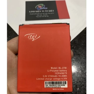 Pin Itel BL-27BI/ Pin Itel S41 ( 2700 mAh ) Dung lượng chuẩn bảo hành 1 đổi 1