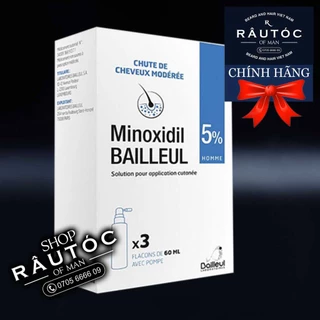 XỊT MỌC TÓC MINOXIDIL BAILLEUL 2% - 5%