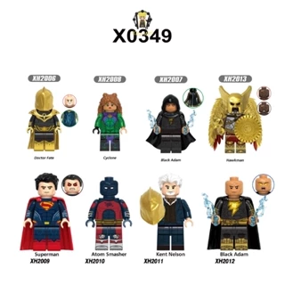 Minifigures Lắp Ráp Black Adam Hawkman Phim Siêu Anh Hùng DC X0349