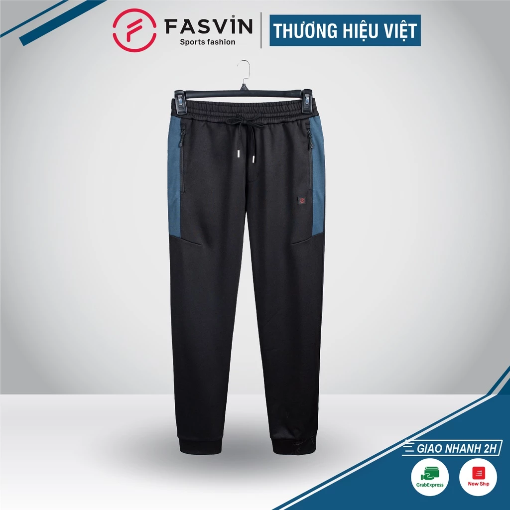 Quần thun thể thao nam FASVIN QBT22552.HN ống suông hàng cao cấp chính hãng