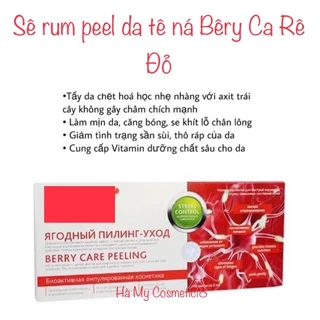 Serum peel da tê ná hoá học BERRY CARE PELLING hỗ trợ tẩy da chết hoá học nhẹ nhàng và chăm sóc da với acid trái cây