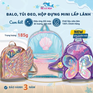 Balo Lấp Lánh Cho Bé, Túi Đeo Chéo Mini Kim Sa Đổi Màu Tiger Family, Balo Cuti Dễ Thương Cho Bé Trai, Bé Gái