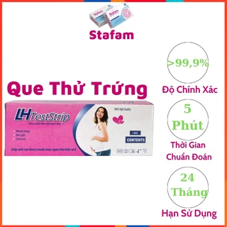 QUE THỬ RỤNG TRỨNG LH TEST STRIPS XÁC ĐỊNH CHU KỲ CHÍNH XÁC, NHANH CHÓNG, AN TOÀN