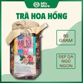 Trà hoa hồng sấy khô Đà Lạt 1893 thanh lọc, giải nhiệt, tốt cho sức khỏe