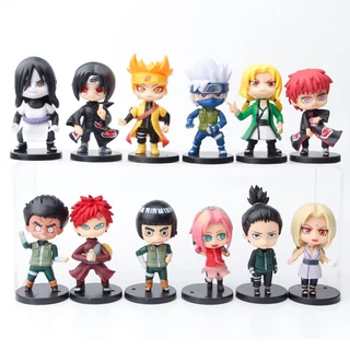 Set 12 nhân vật Naruto phong cách ChiBi siêu dễ thương cao 7cm - NTR06