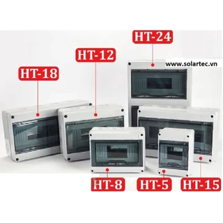 Tủ điện nhựa HT-12 WAY, HT-18 WAY, HT-24 WAY chống nước – Tủ điện lắp nổi