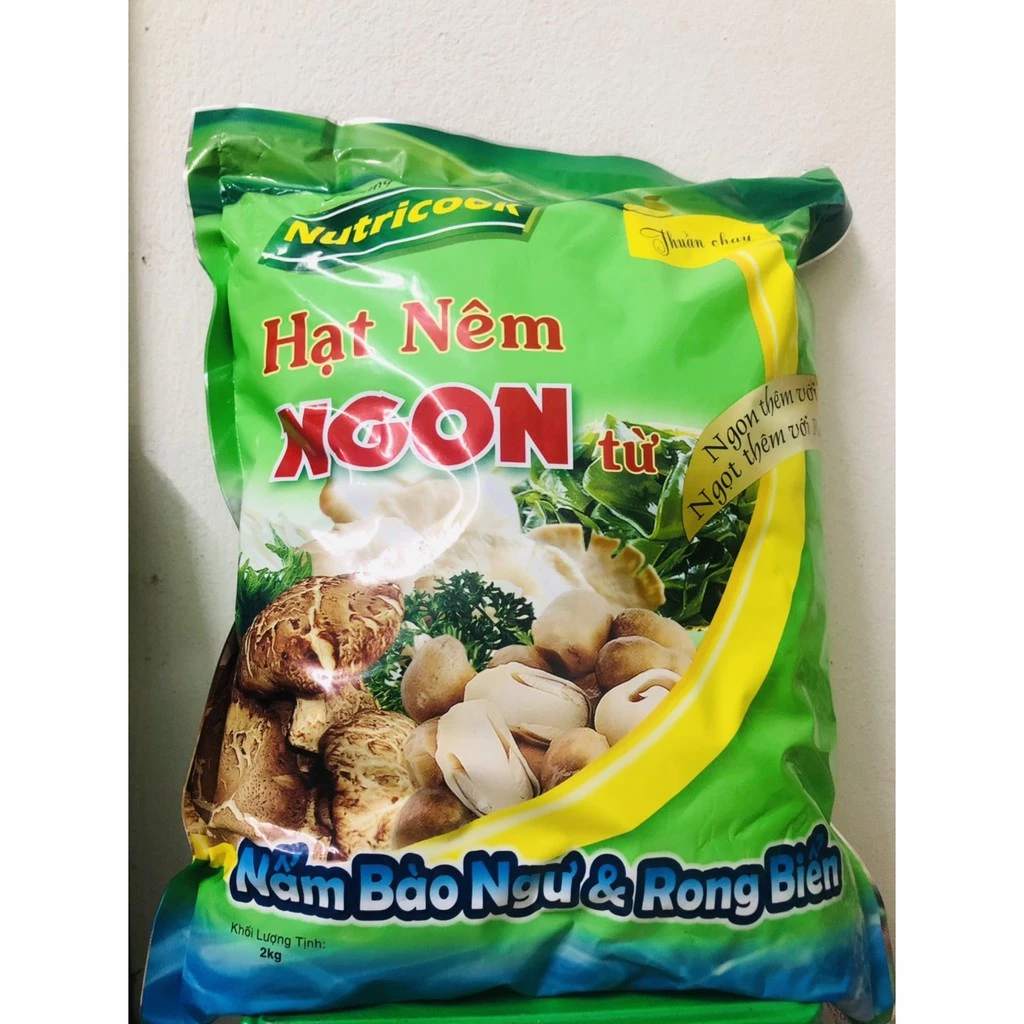 HẠT NÊM NGON TỪ NẤM BÀO NGƯ VÀ RONG BIỂN 2KG