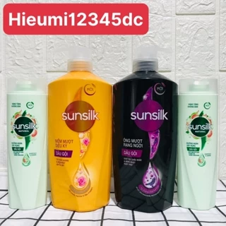 DẦU GỘI ĐẦU SUNSILK BỒ KẾT ÓNG MƯỢT DẦU GỘI 650G TẶNG KÈM CHAI XẢ hoặc GỘI 140g HOẶC KHĂN MẶT