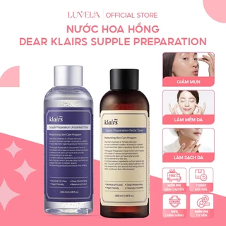 Nước Hoa Hồng Dear Klairs Supple Preparation Dành Cho Da Dầu Mụn, Da Nhạy Cảm Chính Hãng 180ml Hh11