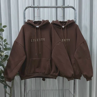 Áo hoodies nữ hàng nhập khẩu xuất lô có mũ thiêu chữ cao cấp 3 màu