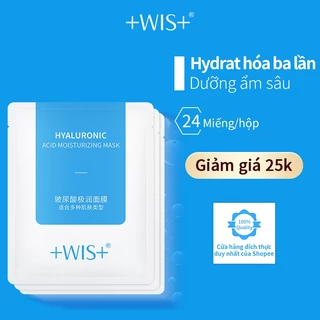 mặt nạ axit hyaluronic WIS mặt nạ vô hình cấp nước khóa ẩm làm sạch và làm sáng màu da chăm sóc da mặt 10/ 24 chiếc