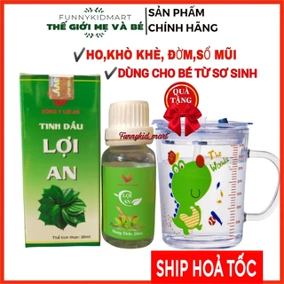 Tinh dầu Lợi an bôi ho, sổ mũi, khò khè cho bé - Chính hãng, date mới Tặng kèm quà - Tinh dầu trầu không lợi an