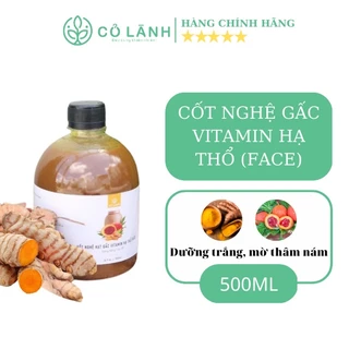 Cốt nghệ gấc Cỏ Lành - Dưỡng da trắng hồng, chăm sóc da mặt cho mẹ sau sinh