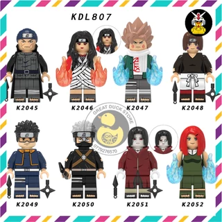 KDL807  Mô Hình Naruto Đồ Chơi Xếp Hình Nhân Vật Ibiki Kurenai Choji Rin Obito Kakashi Itachi Kushina