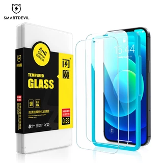 SmartDevil Kính cường lực SMARTDEVIL 2.5D bảo vệ toàn màn hình thích hợp cho iPhone 13 Pro Max 12 11 Mini 7 8 Plus 6 S X Xr Xs Se 6splus