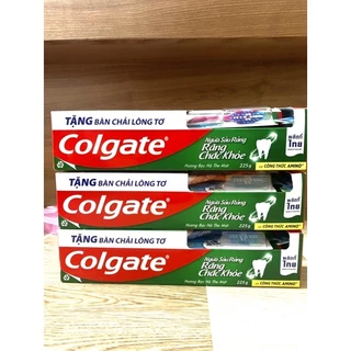 [TẶNG 3 BÀN CHẢI]Combo 3 Kem đánh răng Colgate ngừa sâu răng tối đa 225g chính hãng 100% (HSD 2025)