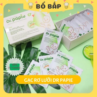 Gạc Rơ Lưỡi Dr Papie Vệ Sinh Răng Miệng Cho Bé (30 Gói)