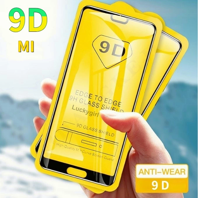 Kính Cường Lực 9D Cho Xiaomi 9D 10T 11T 12T Pro 11 Lite Poco F2 F3 F4 X3 X4 M3 M4 Redmi Note 7 8 9 9S 10 10 10S 11S 9A 9C 10C