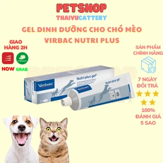 Gel dinh dưỡng Virbac Nutri Plus cho chó mèo mọi  lứa tuổi bổ sung 12 chất dinh dưỡng hàng công ty nhập Pháp chính hãng