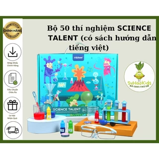 Bộ 50 thí nghiệm 𝗦𝗖𝗜𝗘𝗡𝗖𝗘 𝗧𝗔𝗟𝗘𝗡𝗧 (có sách hướng dẫn tiếng việt)