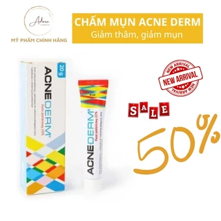 Kem giảm mụn, làm trắng da Acnederm với acid azelaic 20% giúp ngừa mụn, giảm thâm nám hiệu quả tuýp 20gr