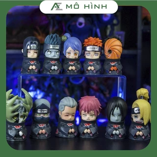 Mô hình chibi team AKATSUKI cực cute dễ thương, figure anime naruto để bàn decor trang trí pc cực đẹp, itachi, pain