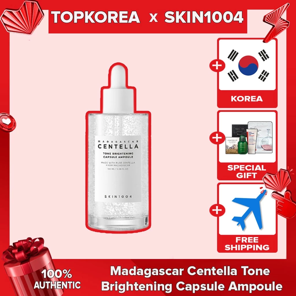 ★SKIN1004★ Tinh Chất Dưỡng Sáng Da Rau Má Madagascar 30ml / 100ml /TOPKOREA