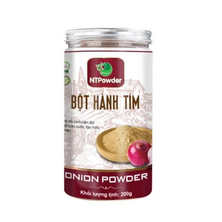 Bột Hành Tím sấy lạnh nguyên chất NTPowder 200g / 100g - Nhất Tín Food