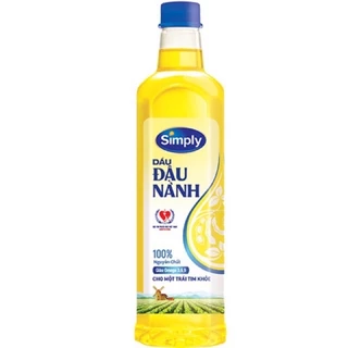 Dầu đậu nành simply chai 1l